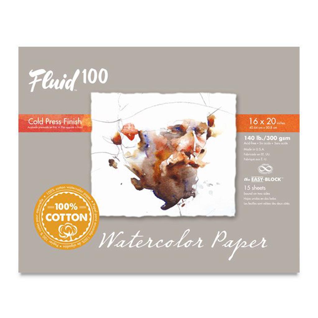 Fluid 100 Watercolor Blocks – Jerrys Artist Outlet
